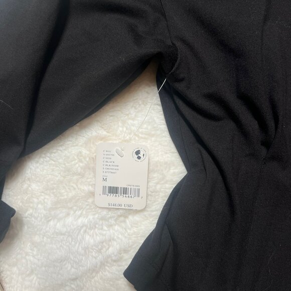 FP Movement Zip Hoodie Black w/ Thumbholes & Striped Cuffs – Women’s M NWT - Picture 6 of 7